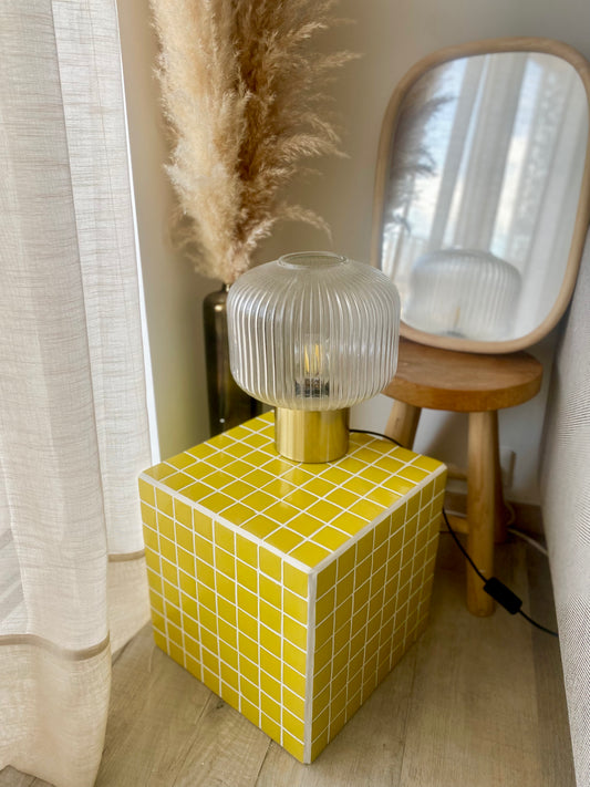 Cube en mosaïque sur mesure