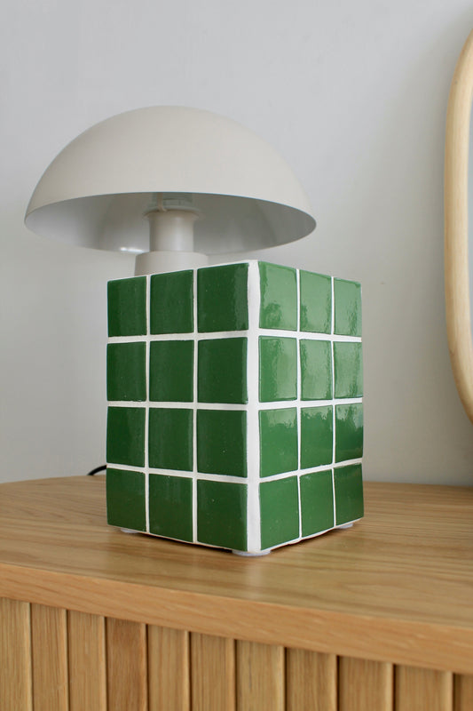 Boite/vase vert olive VENCE